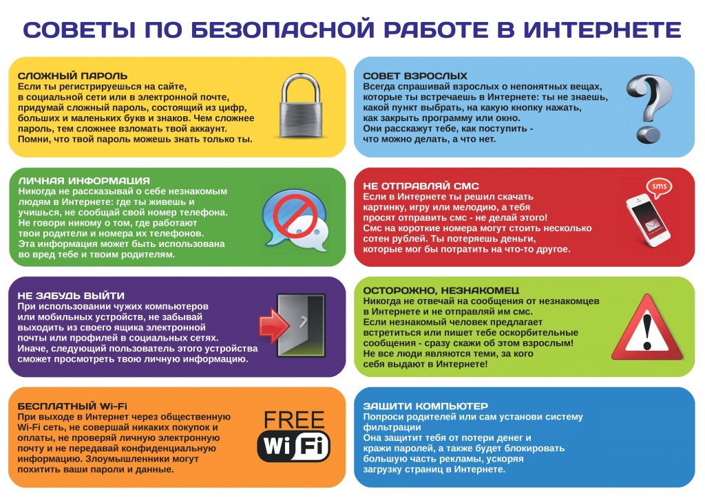 Советы по безопасной работе в Интернете