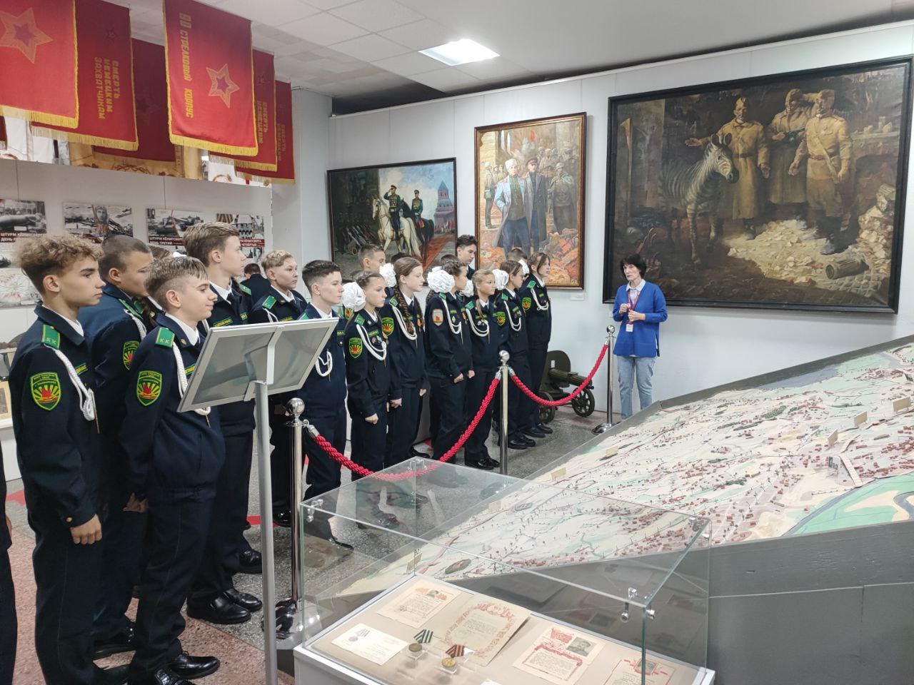 Открытие выставки «1812-1814 гг. Победный путь русской армии от Москвы до Парижа».