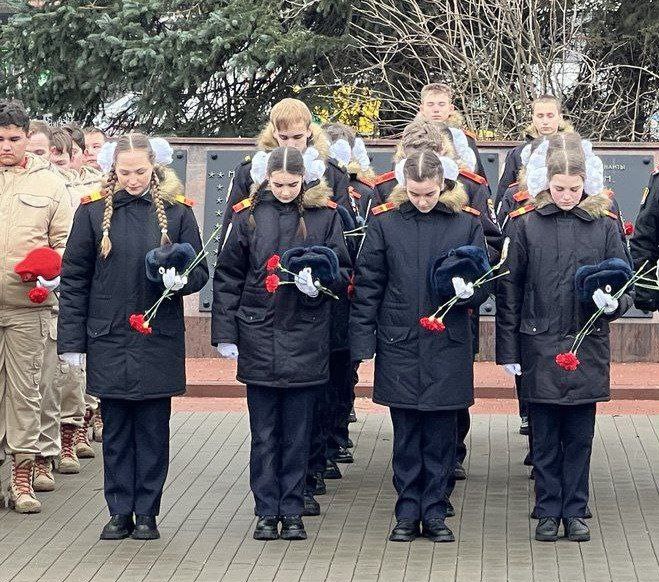 Памятное мероприятие, приуроченном в 82-ой годовщине разгрома немецко-фашистских войск под Сталинградом.