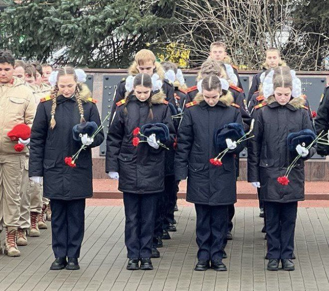 Памятное мероприятие, приуроченном в 82-ой годовщине разгрома немецко-фашистских войск под Сталинградом.