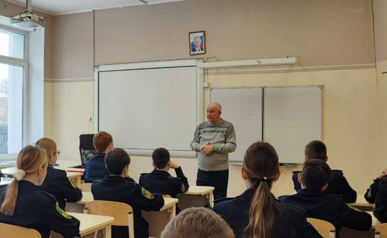 Встреча с ветераном боевых действий.